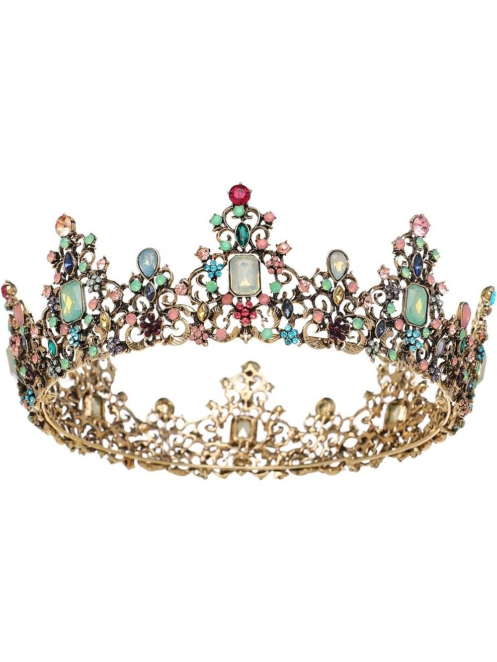 SWEETV Queen Crown, Princess Crowns for Women, Baroque Tiaras for Women
